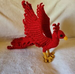 Handmade Crochet Phoenix